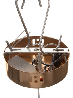 Люстра потолочный BayerLux Stefanie, 70 Вт, LEd, 4000-6000К, золото, 48×48×25 см