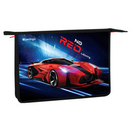 Папка для тетрадей А4, молния сверху Berlingo "No red ligts" (BR-PP-A40415) пластик