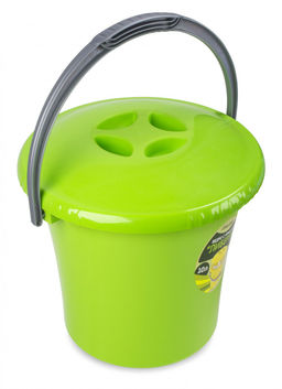 Ведро 10л с крышкой "Либерти" С604К