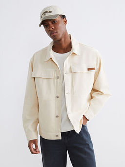 Loose Fit Erkek Jean Ceket