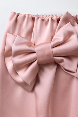 SATIN BERMUDA SKORT WITH BOW - Zara фото 3