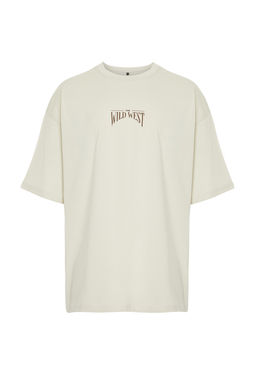 TRENDYOL MAN Siyah Oversize/Genis Kesim %100 Pamuklu S?rt Bask?l? T-Shirt TMNSS24TS00003 - Trendyolmilla фото 15