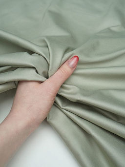Сатин цв.Светлая сухая трава, ш.2.2м, хлопок-100%, 135гр/м.кв - Купава фото 2