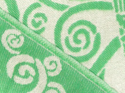 Плед хлопковый 170*200 жаккард Дерево цв 8 салат