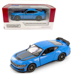 Kinsmart. Модель арт.KT5455W/4 "Ford Mustang Dark Horse 2024" 1:38 (синяя) инерц.