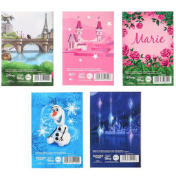 Цена за 10 шт. Блокнот А7 16 л на скрепке 5 видов для девочки МИКС