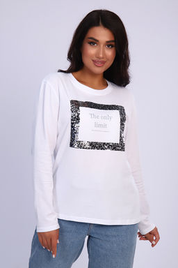 Футболка 55062 с дл. рукавом - Натали фото 16