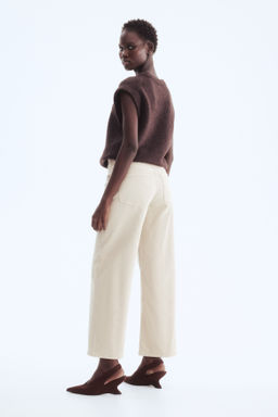 Wide High Waist Ankle Jeans - H&m фото 11