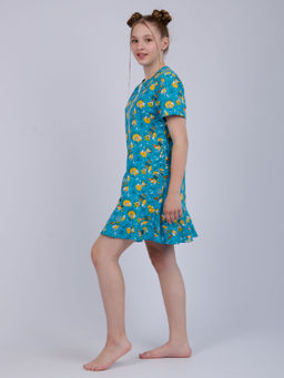 Халат "ХД-10" лисы, трикотаж