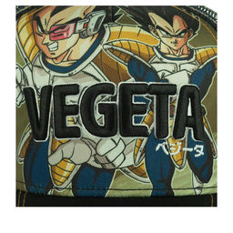 Бейсболка CAPSLAB арт. CL/DBZ4/1/VEG Dragon Ball Vegeta (черный / оливковый)  фото 3
