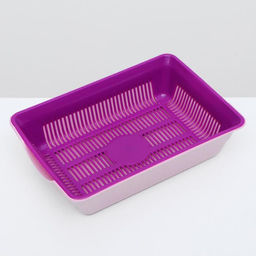 Туалет глубокий с сеткой 36 х 25 х 9 см, розовый/пурпурный - Simaland фото 3