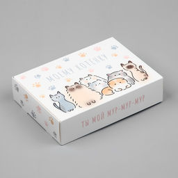 Цена за 2 шт. Коробка подарочная складная, упаковка, «Моему котёнку», 21×15×5 см