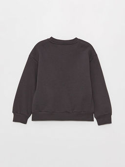 Bisiklet Yaka Minnie Mouse Bask?l? Uzun Kollu K?z ?ocuk Sweatshirt - Waikiki фото 3
