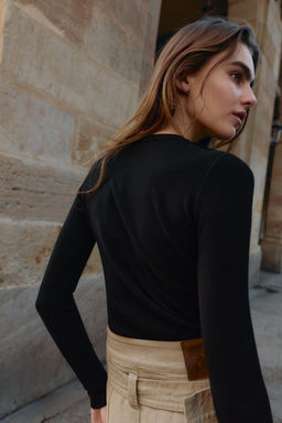 BUTTON KNIT JUMPER - Zara фото 4