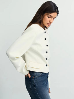 Приталенный однобортный жакет / Zarina фото 7