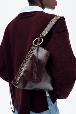EYELET SHOULDER BAG