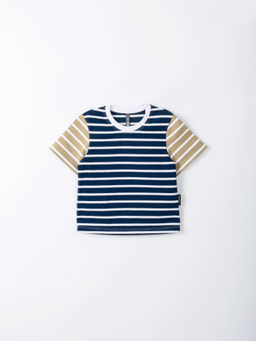 Футболка Колор блок Гроза полоска - Bungly фото 2