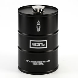 Фляжка «Нефть», нержавеющая сталь, 700 мл, 25 oz