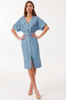 Платье LYUSHe 4129 голубой