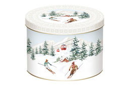 Кружка, 350 мл, фарфор P, белая, Лыжники в горах, Chalet, 62641 - Easy life фото 3