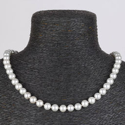 Бусы из Майорки серой 46 см +