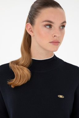 Женский темно-синий свитер Неожиданная скидка в корзине - U.s. polo assn фото 2