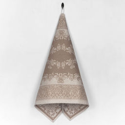 07с-39ЯК 50*70 Полотенце "Акантус" цв. коричневый