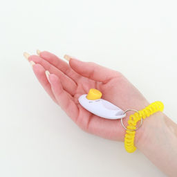 Кликер для дрессировки собак с браслетом на руку, белый - Пижон фото 3