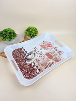 Поднос 42*30 см, 75861 прямоуг. микс пластик