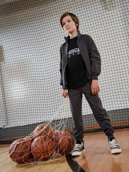 Костюм спортивный Темно-серый 7+ - Bungly фото 21