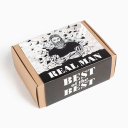 Набор подарочный Этель Real man, плед 75?100 см, носки 41-44 (27-29 см), 2 пары, термостакан  фото 7