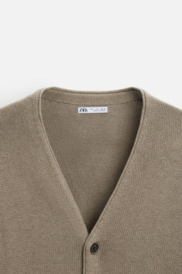 CARDIGAN WITH RAISED TRIM - Zara фото 8