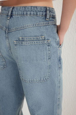 Mavi More Sustainable Normal Bel Loose Wide Leg Jeans TWOSS25JE00032