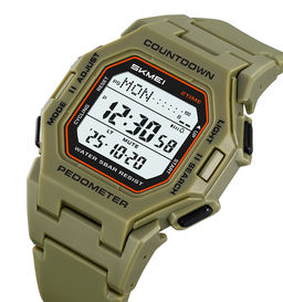 Часы наручные Skmei мужские электронные спортивные 2596green