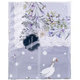 СКАТЕРТЬ ГУСИ ЛЕГАРД 220*160 СМ, СЕРЫЙ, 100 - Lefard фото 2