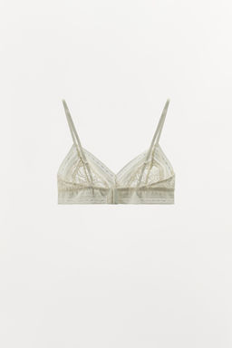 LACE TRIANGLE BRALETTE - Zara фото 4