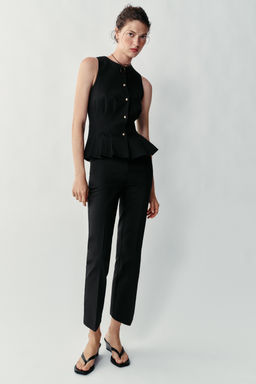 CHALECO PINZAS / Negro