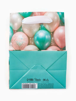 Цена за 4 шт. Пакет ламинированный «Поздравляю», 9 × 12 × 6.5 см