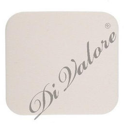 Di Valore 115-001 Спонж для нанесения пудры и тон.средств(латекс) прямоуг.белый 4,2*4,6см