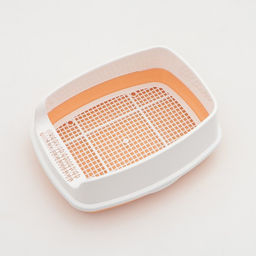 Туалет Айша S с высоким бортом и сеткой, 45 х 35 х 18,5 см, бежевый - Simaland фото 4