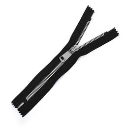 Молния Mzip трактор №5 1 замок TT, н/р 18см, цв.черн/серебро уп.10шт