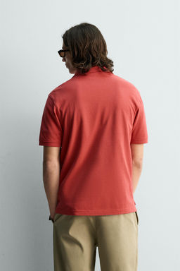 POLO PIQU? REGULAR FIT / Rojo - Zara фото 3
