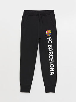Beli Lastikli Barcelona Bask?l? Erkek ?ocuk Jogger E?ofman Alt?