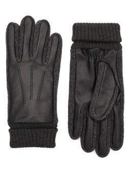 Перчатки муж флис LB-3003M black/grey
