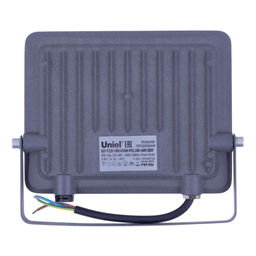 ULF-F52D-50W/6500K IP65 200-240V GREY Прожектор светодиодный. Дневной свет (6500K). Угол 90 градусов. Корпус серый. TM Uniel