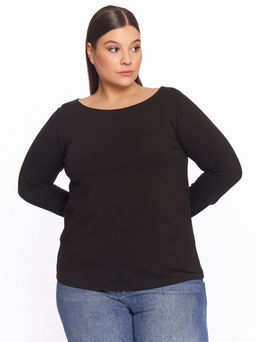 Лонгслив оверсайз BL17002BLK01