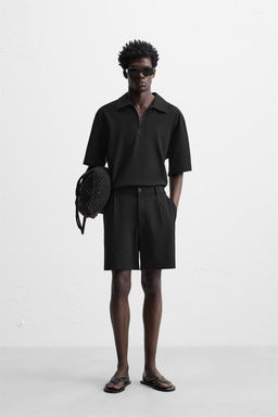 COMFORT REGULAR FIT BERMUDA SHORTS - Zara фото 9