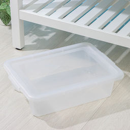 Контейнер для хранения с крышкой Porter, 8 л, 42.7×31.5×11.1 см, прозрачный