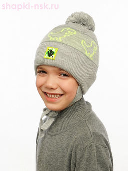 21920 B-W Шапка для мальчика (44-52)