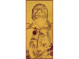 Полотенце махровое 6с102.411ж1 Моторалли(кр.дерево1) 67х150см